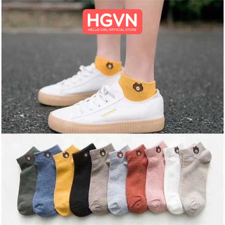 SET 3 Đôi Tất Gấu Cổ Ngắn #B104- 3 ĐÔI