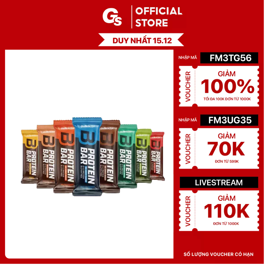 Bánh ăn liền, thanh Protein Bar giúp tăng cơ bắp , bổ sung năng lượng