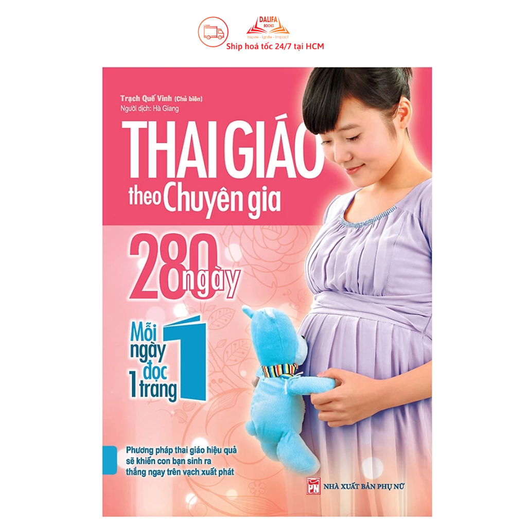 Sách - Thai giáo theo chuyên gia và Hành trình thai giáo - 280 ngày mỗi ngày đọc một trang -