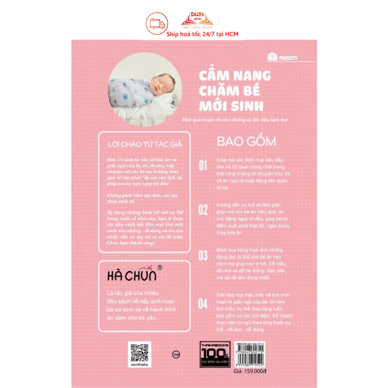 Sách - Cẩm nang chăm sóc bé sơ sinh
