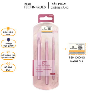 Bộ 3 Cây Cọ Che Khuyết Điểm Tán Phấn RT Real Techniques Perfect Concealer