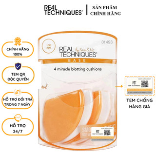Set 4 Bông Mút Tán Cushions Real Techniques 4 Miracle Blotting Cushions