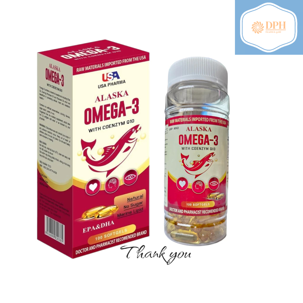 OMEGA-3 ALASKA ĐỎ_CHAI 100V_USA_HỖ TRỢ DUY TRÌ SỨC KHỎE TIM MẠCH VÀ MẮT_ HỖ TRỢ GIẢM THÁI HÓA VÕNG MẠC, XƠ VỮA ĐỘNG MẠCH