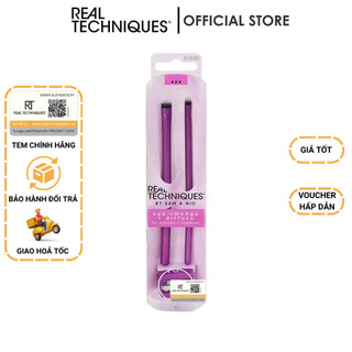 Bộ 2 cọ mắt Real Techniques Smudge and Diffuse Eyeshow Makeup Brush Set