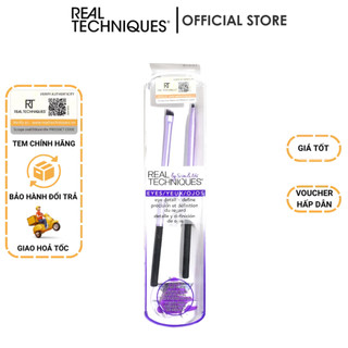 Bộ 2 cọ kẻ đuôi mắt kèm khuôn Real Techniques eye detail and define