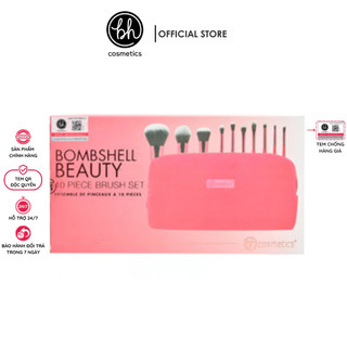 Bộ Cọ Trang Điểm 10 Cây Bh Cosmetics Bombshell Beauty