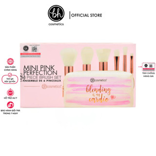Bộ Cọ Trang Điểm 6 Cây Bh Cosmetics Mini Pink Perfection Blending