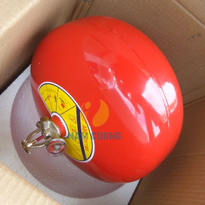 Bình cầu chữa cháy XFZTBL6 bột ABC 6 kg, chữa cháy tự động, dùng cho kho bãi nhà xưởng, đạt tiêu chuẩn pccc