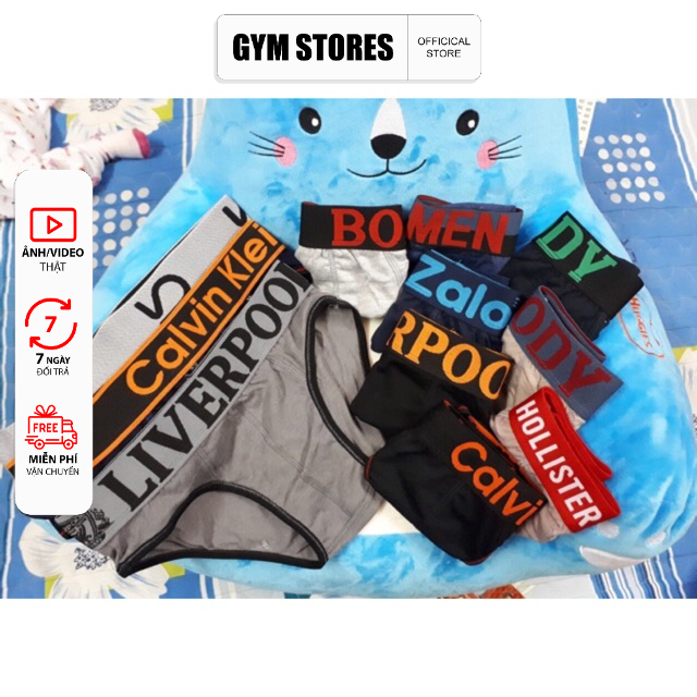 combo 10 Quần lót nam lưng lớn 4cm