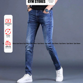  quần jeans nam thơi trang cao cấp vãi co giản giá sỉ ống côn skinny size 27 đến 36 - JT02 