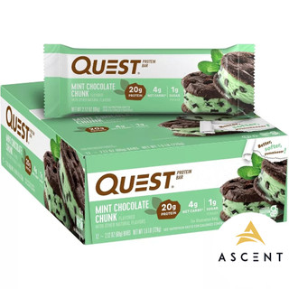 Bánh Protein Bar Quest bán chạy nhất Amazon hộp 12 bar đủ vị