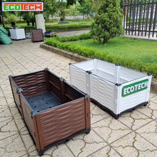 Chậu ghép thông minh HDPE/PP 100x50x39cm: Thẩm mỹ, chắc chắn, dễ lắp đặt, phù hợp mọi cây trồng.