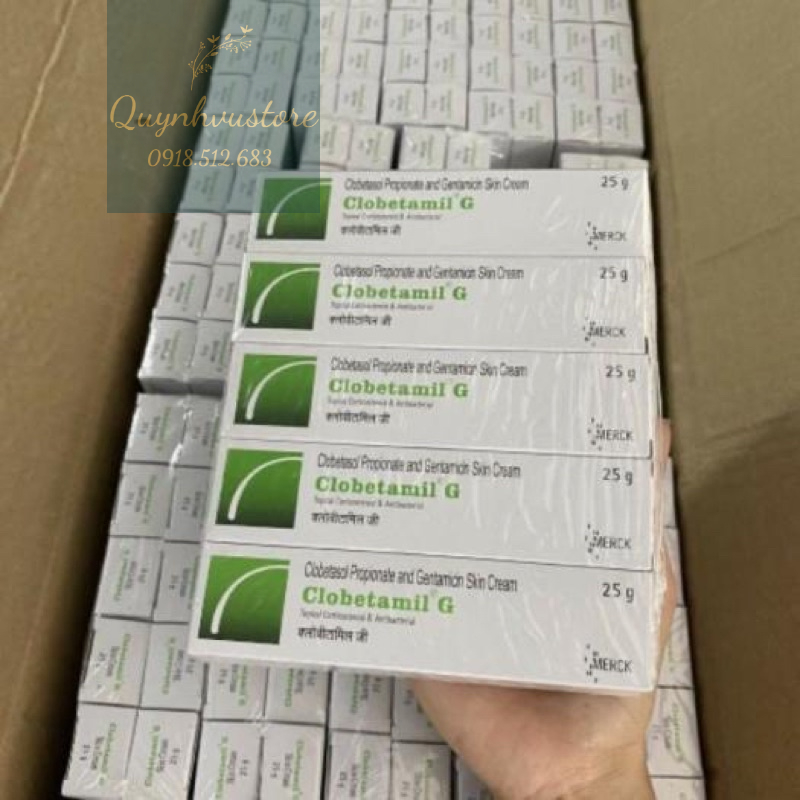 Tuýp Kem Clobetamil -G mờ thâm nám, giảm mụn dưỡng da Thái Lan chính hãng