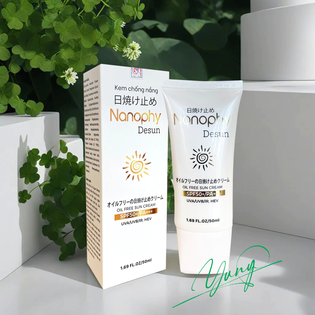 Kem Chống Nắng Cho Da Mụn, Da Dầu Nanophy Desun SPF 50+
