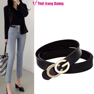 T19235 - Thắt lưng nữ da thật cao cấp hàng nhập