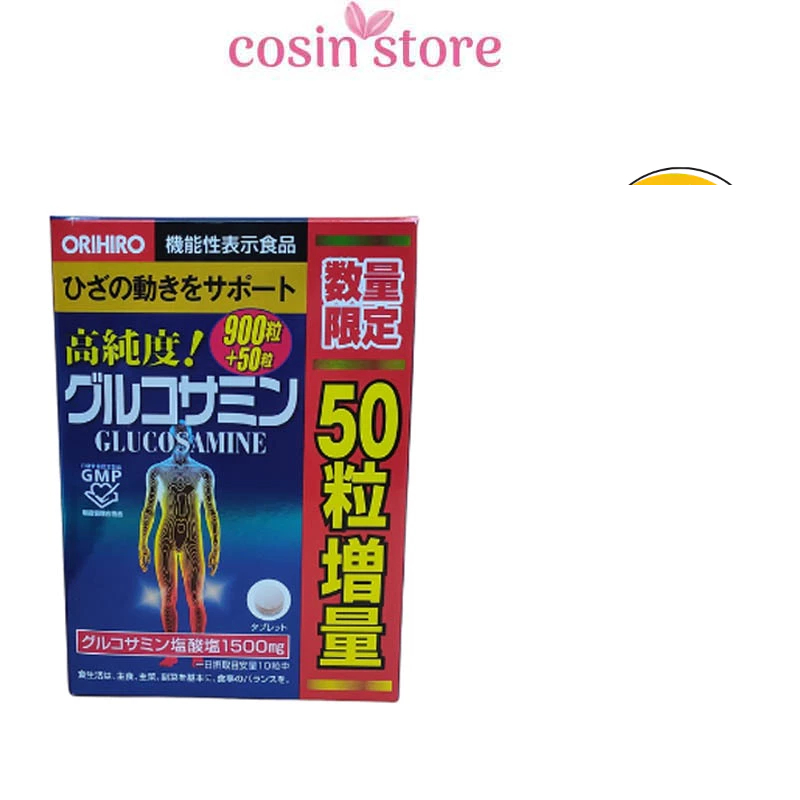 Viên Uống Glucosamine Orihiro Nhật Bản 950 Viên - Tốt cho Xương Khớp