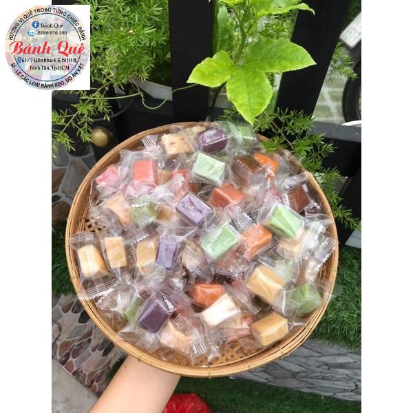 500gr Kẹo dừa mix 9 vị - Đặc Sản Bến Tre