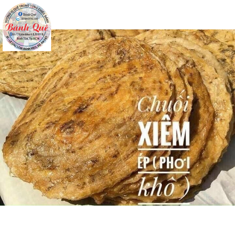 CHUỐI SỨ ÉP PHƠI KHÔ TÚI 500gr