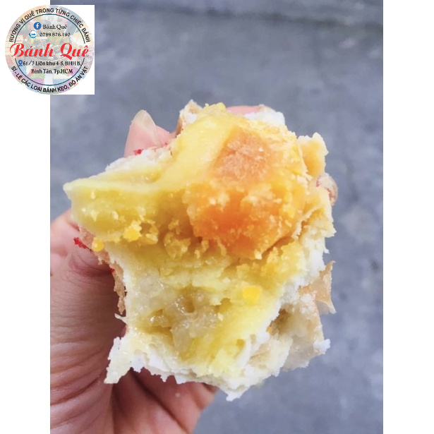 Bánh pía nhân đậu xanh sầu riêng trứng muối Thành Hương 350gr/cây