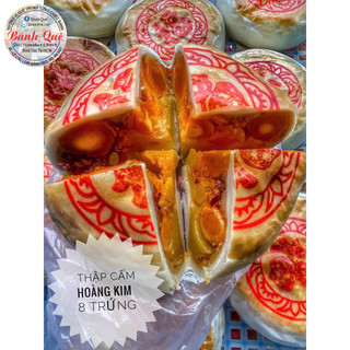 Bánh pía nhân thập cẩm hoàng kim 8 trứng 500g