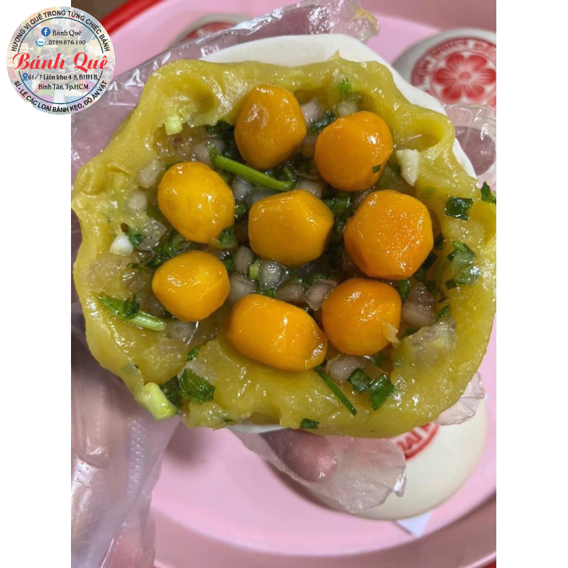 Bánh Pía Đậu Mỡ Hành 8 trứng 500g