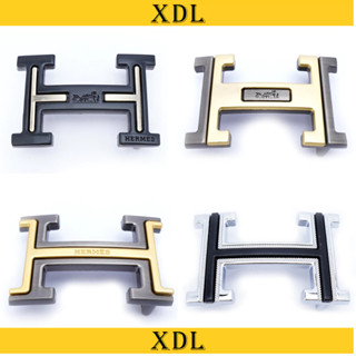 Mặt khóa cài thắt lưng nam chữ H, A chất liệu hợp kim màu đen và vàng C01