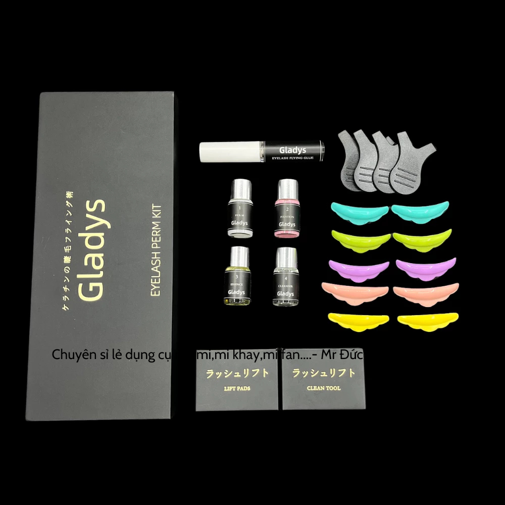 (Chính hãng) Uốn mi cao cấp GLADYS Nhật Bản_uốn Collagen 3D-6D_nối mi_Mr Đức