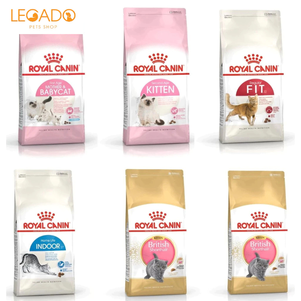 Thức Ăn Hạt Cho Mèo Royal Canin Mother & BabyCat, Kitten, Fit 32, Indoor, British Shorthair Kitten / Adult