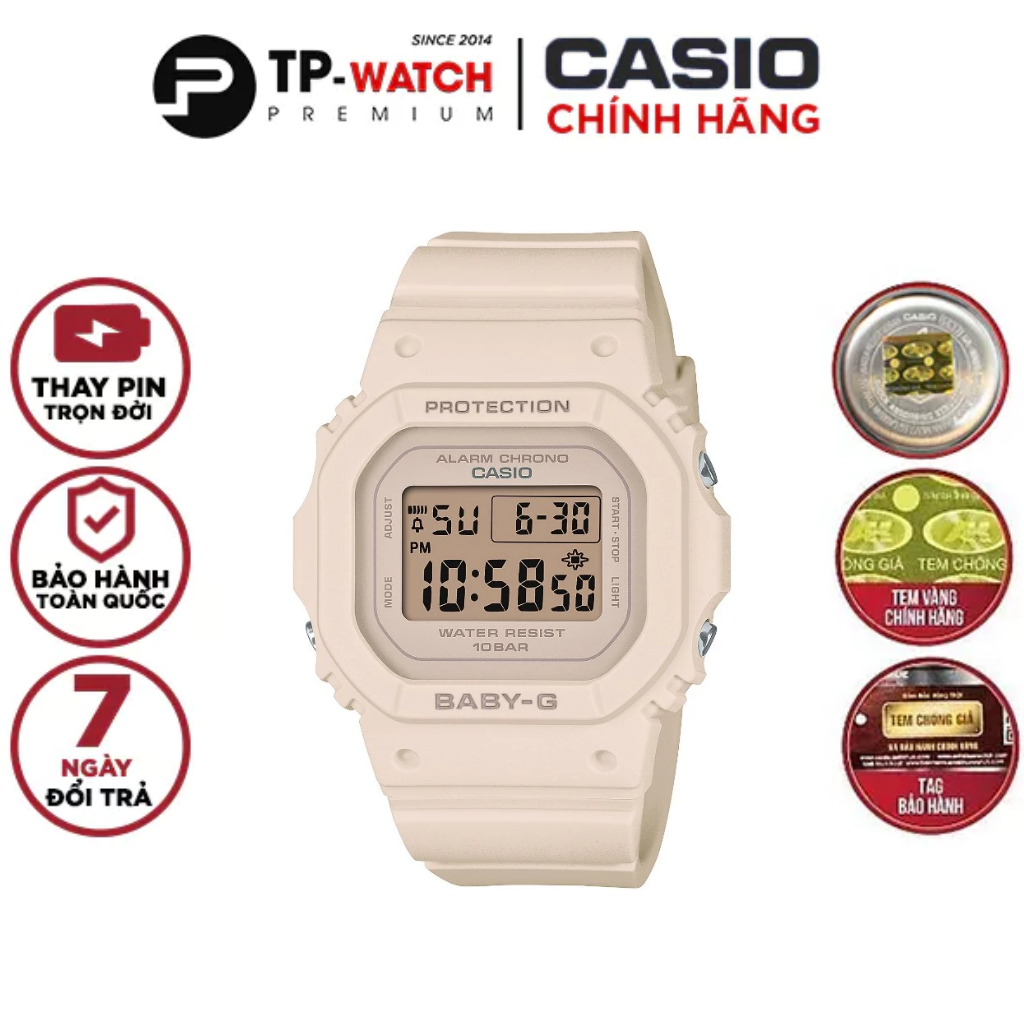 Đồng Hồ Nữ Dây Nhựa Casio Baby-G BGD-565U-4 Chính Hãng | BGD-565U-4DR