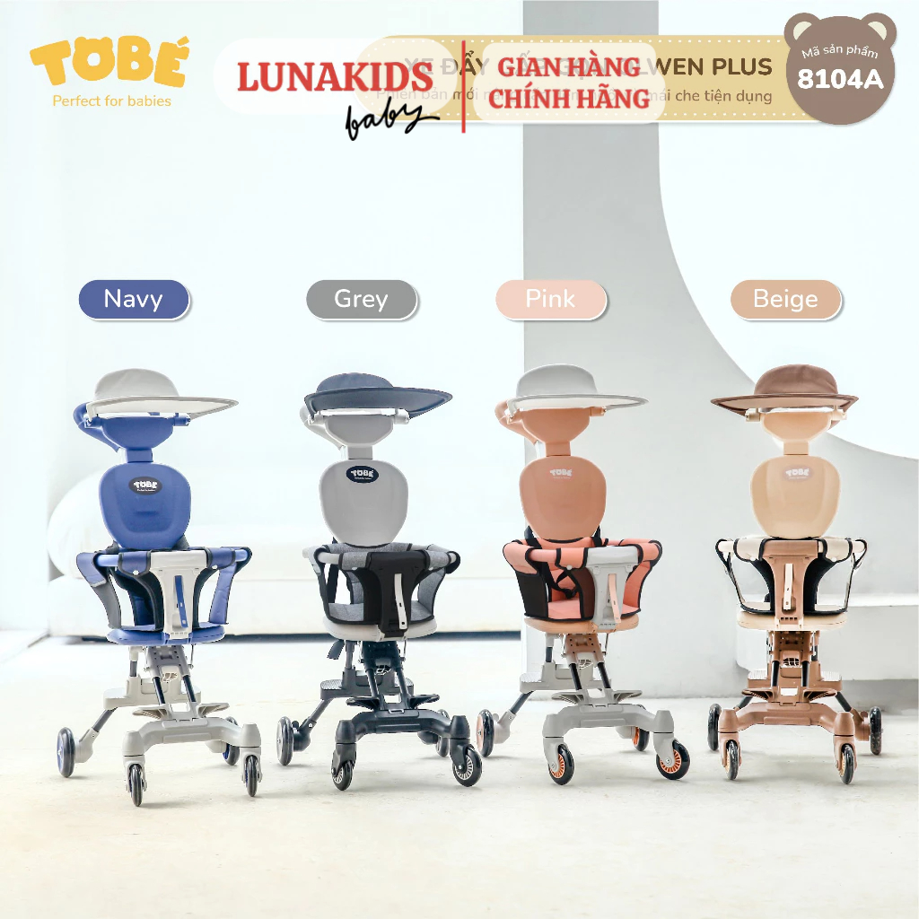 Combo đệm và mái che xe đẩy olwenplus siêu nhẹ cho bé