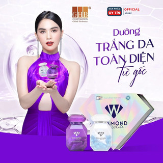 Viên Uống Trắng Da Diamond White Day & Night Dưỡng Trắng Hoàn Hảo, Cải Thiện Làn Da Đen Sạm Cả Ngày Và Đêm