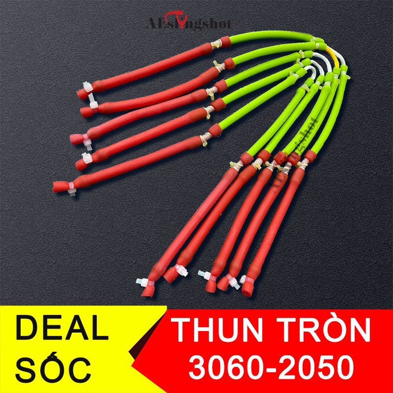 5 Thun tròn ,Thun tròn cho ná bắn cá, Mã 3060 - 2050, hàng cao cấp 2 đường dây chắc chắn