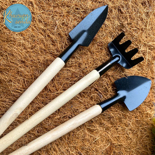 Bộ Ba Dụng Cụ Mini Làm Vườn Trồng Cây, Sen Đá, Xương Rồng, Cây Cảnh Tiện Lợi