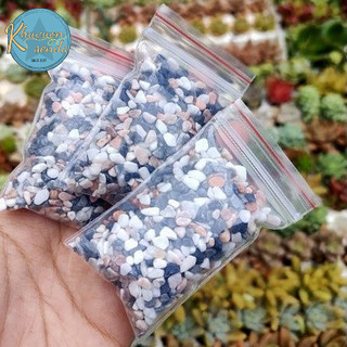 COMBO 3 GÓI SỎI MIX MÀU MINI TRANG TRÍ TIỂU CẢNH, CHẬU CÂY, BỂ CÁ