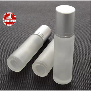 Lọ thủy tinh 🍄 vỏ lọ bi lăn 10ml đựng tinh dầu,tinh chất chiết mỹ phẩm du lịch