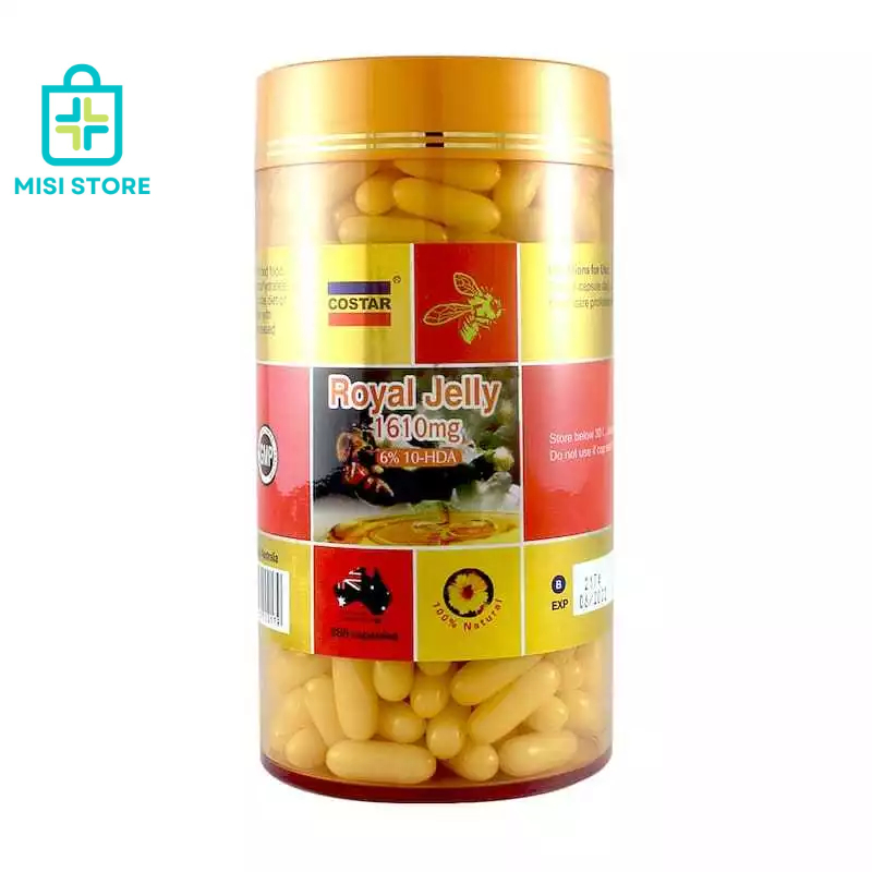 Sữa Ong Chúa Royal Jelly 1610mg COSTAR, Úc, 365 Viên ( SOC Costar )