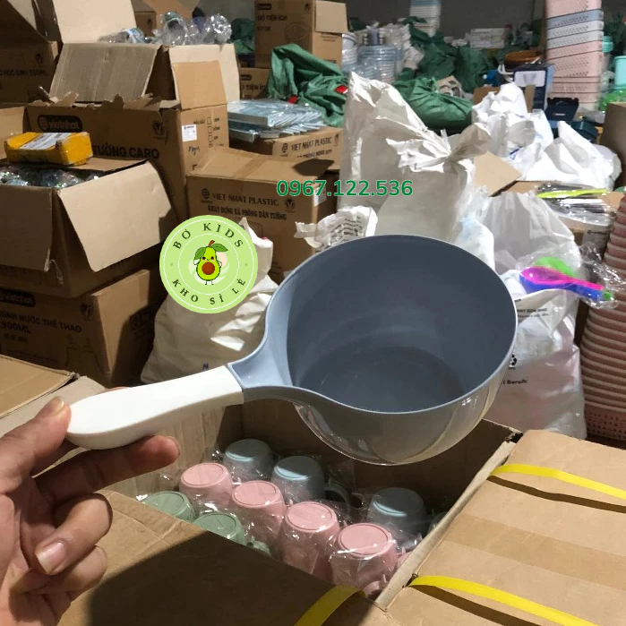 Gáo nhựa múc nước Việt Nhật  Gáo ghép múc nước dày dặn cao cấp, ca múc nước