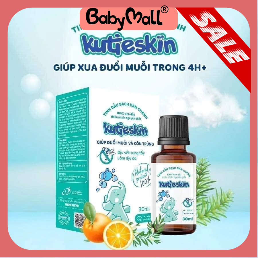 Tinh dầu bạch đàn chanh đuổi muỗi Kutieskin