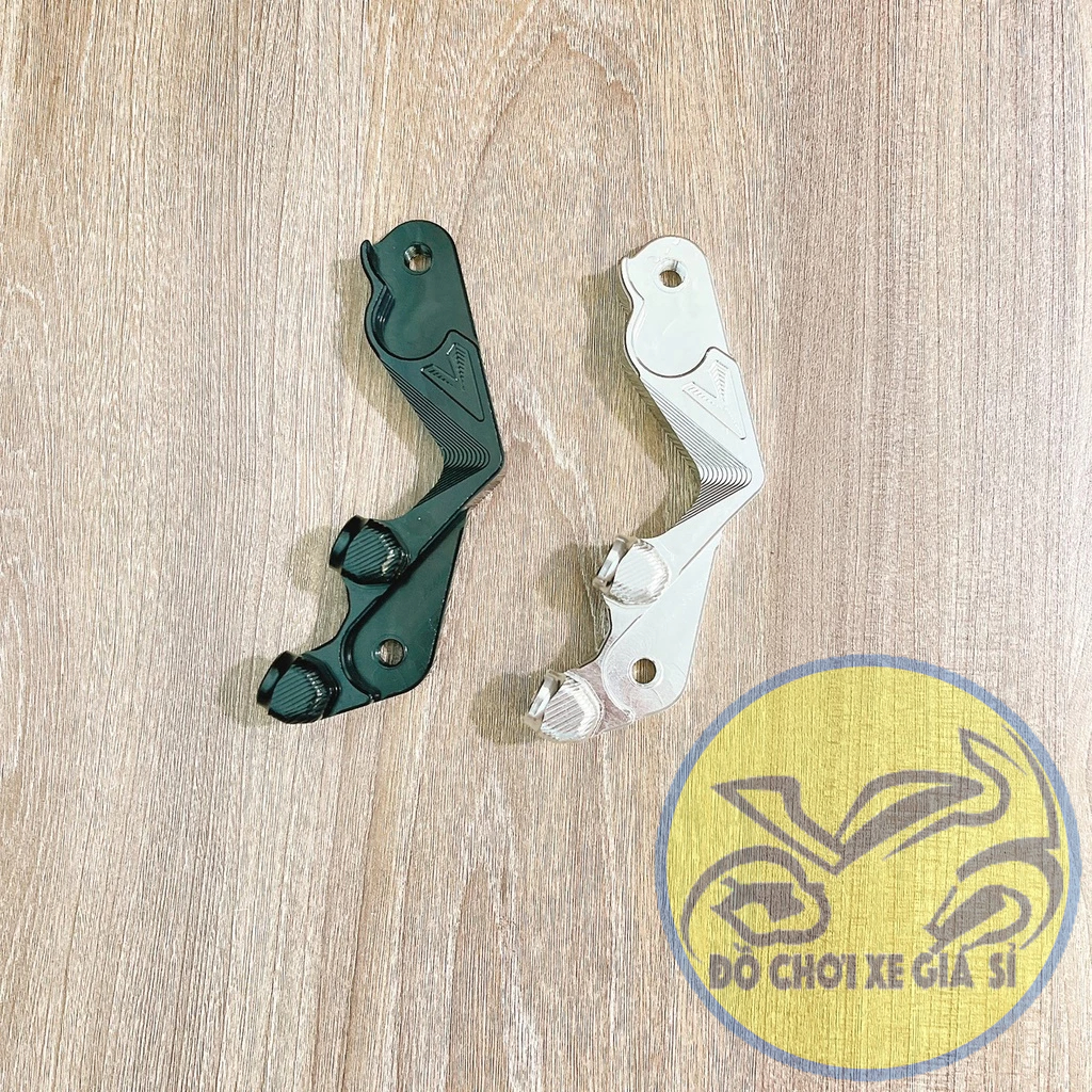 Pad heo dầu trước Winner đĩa 260/267mm xài heo 4 Pis lỗ trụ 6 và 8 màu đen và trắng