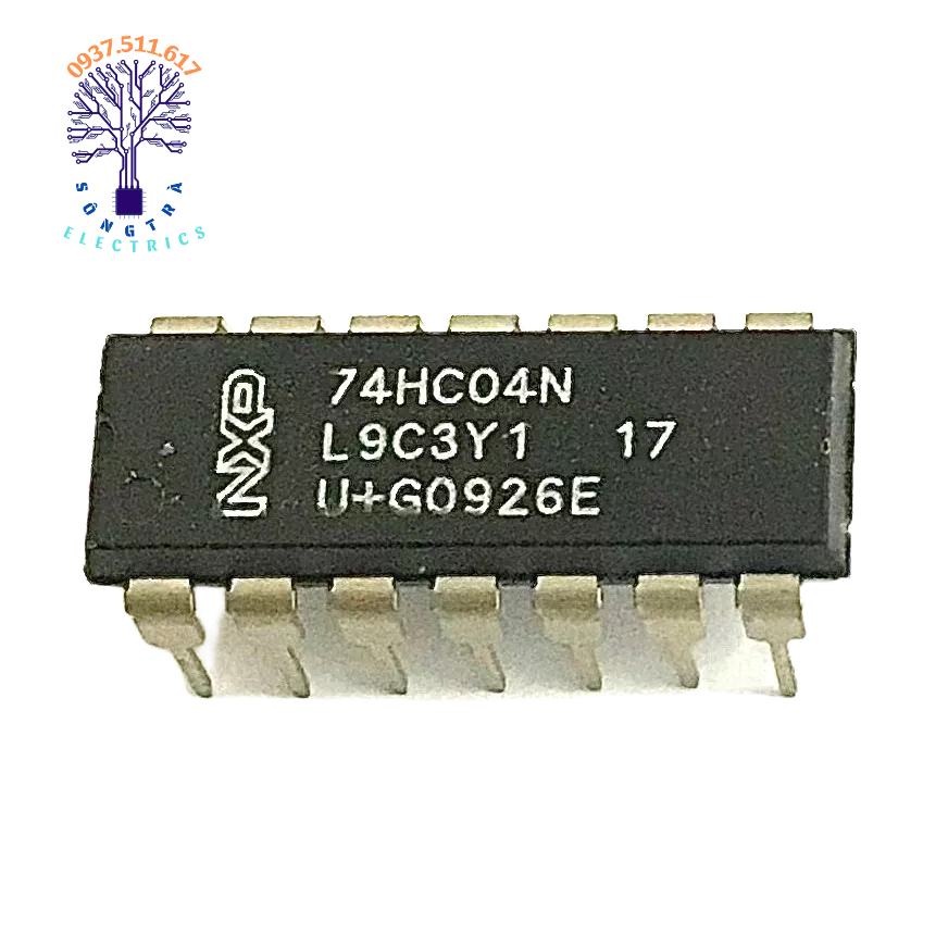 IC logic 74HC04N (DIP)