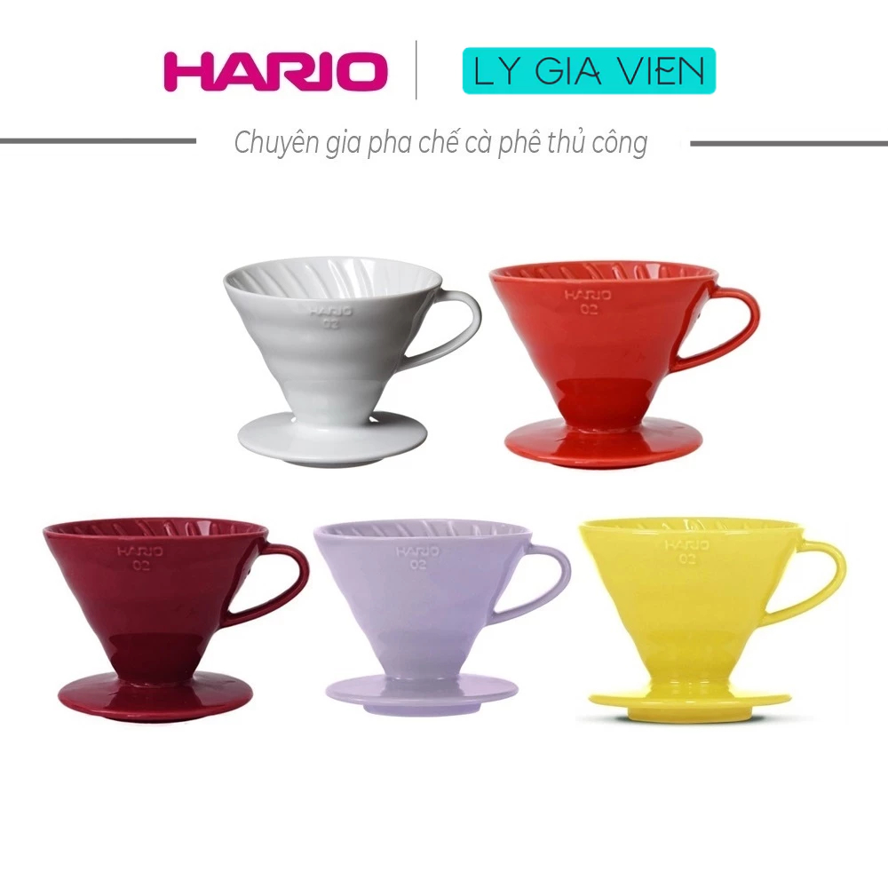 Phễu Pha Cà Phê Gốm Sứ Hario V60 Coffee Dripper - Ceramic