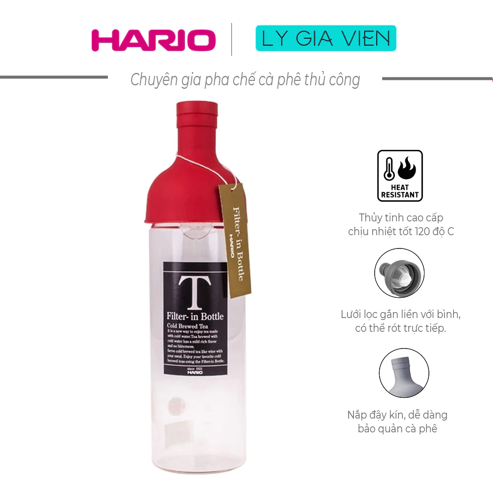 Bình Ủ Trà Lạnh Cold Brew Hario Filter In Bottle 750ml