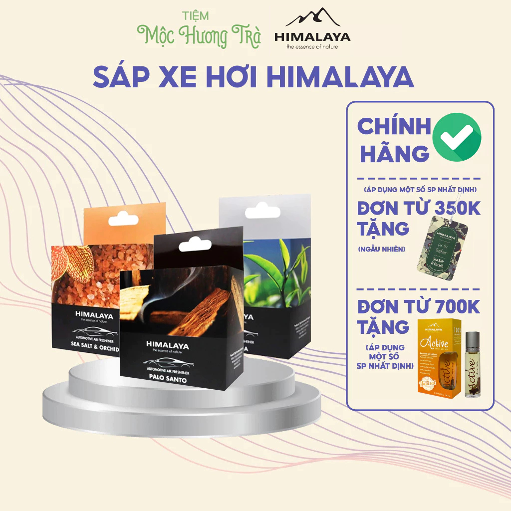 Sáp thơm xe Himalaya chính hãng, sáp khử mùi chuyên dùng cho ô tô, hương thơm dễ chịu, lành tính an toàn