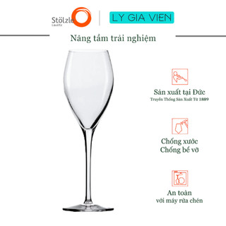 Ly Champagne, Thủy tinh pha lê sang trọng - Lý tưởng rượu sâm panh và cocktail - Stolzle Lausitz Champagne Vinea Glass
