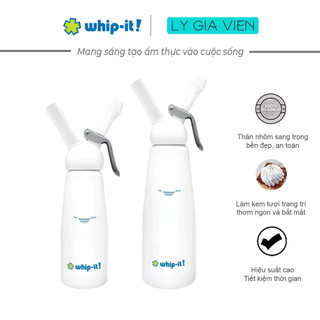Bình Xịt Làm Kem Tươi Whip-it! Explore Dispenser, White