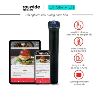 Máy nấu sous vide tools ivide 2.0 cooker with wifi svt-01046