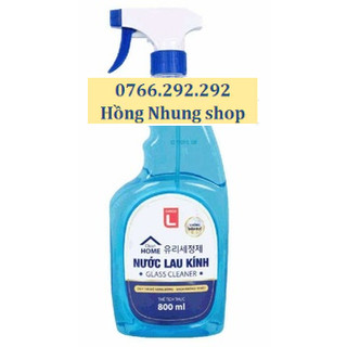 Nước lau kính clean home choice l chai 800ml