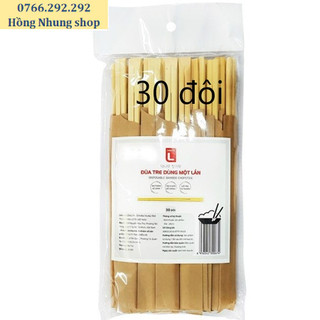Đũa Tre Dùng Một Lần Gói 100 Đôi