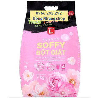Choice l -bột giặt soffy hương hoa xuân túi 7kg
