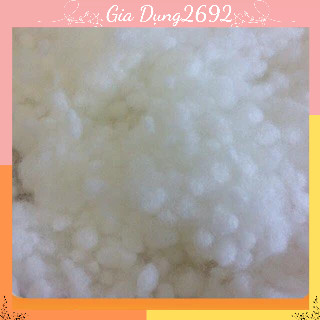  1kg Bông gòn bi trang trí nhà cửa nhồi chăn ga gối đệm gối ôm gấu bông cam kết như hình 